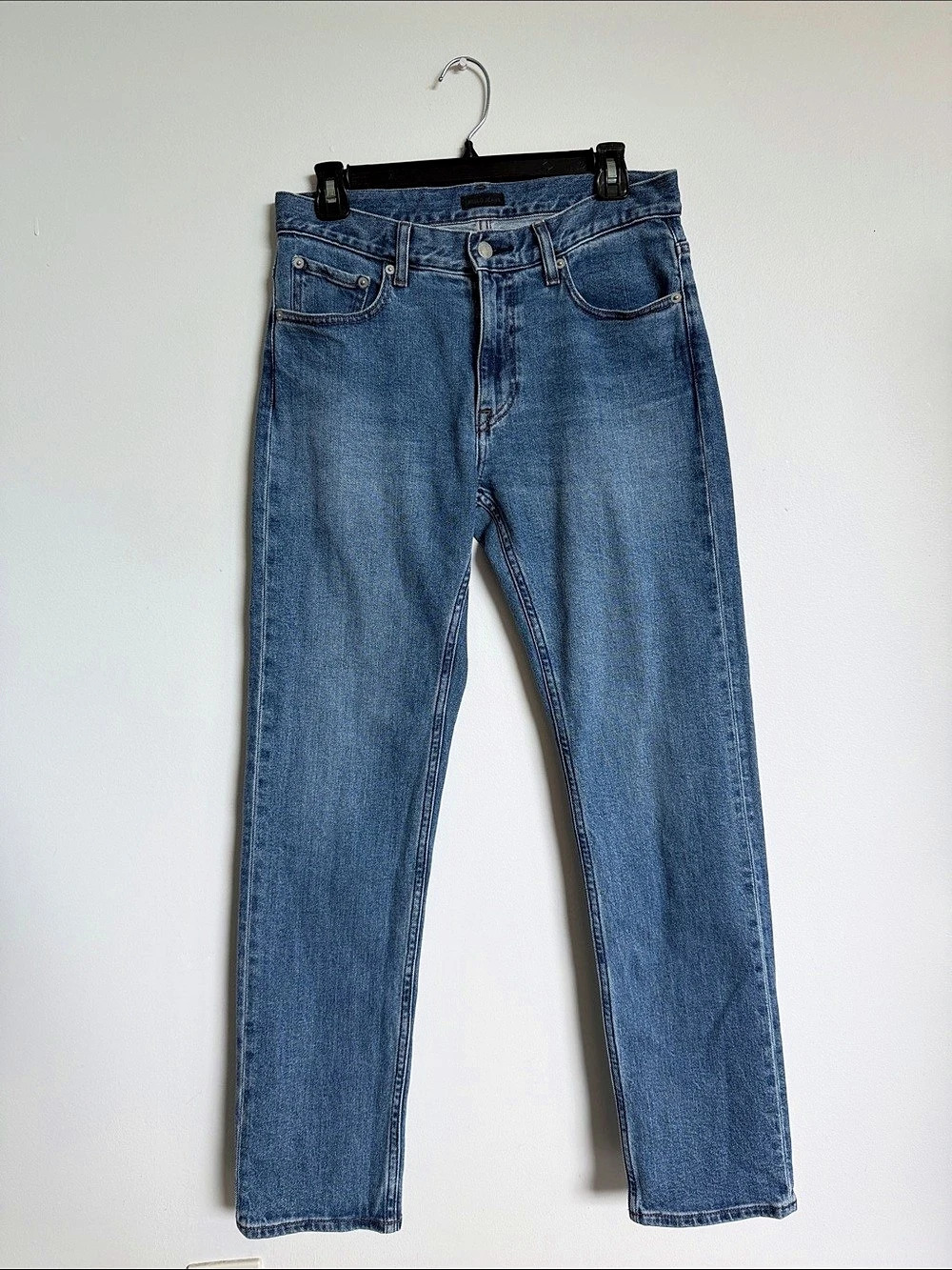 Uniqlo Straight Leg Jeans in Blue Waist 29
